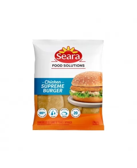 CHICKEN BURGER SUPREME 2 KG SEARA