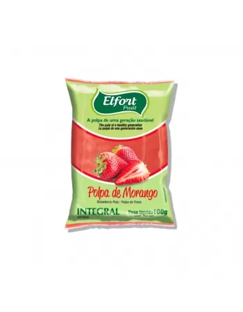 POLPA DE MORANGO 100G ELFORT FRUIT