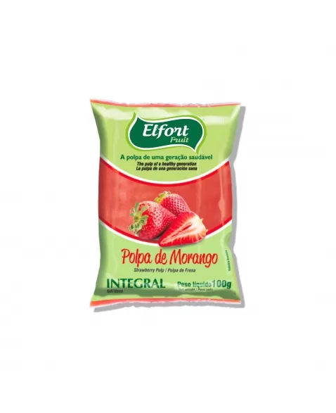 POLPA DE MORANGO 100G ELFORT FRUIT