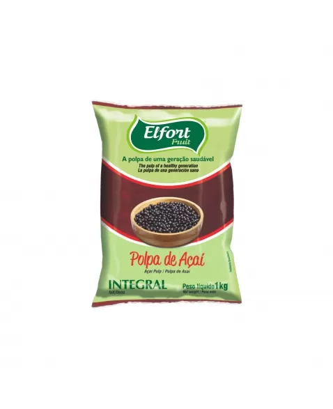 POLPA DE AÇAI 1KG ELFORT FRUIT