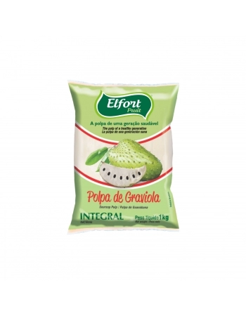 POLPA DE GRAVIOLA EM BARRA 1 KG ELFORT FRUIT