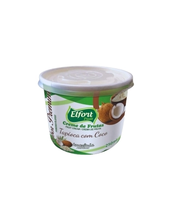 CREME DE TAPIOCA C/ COCO 490 ML ELFORT FRUIT