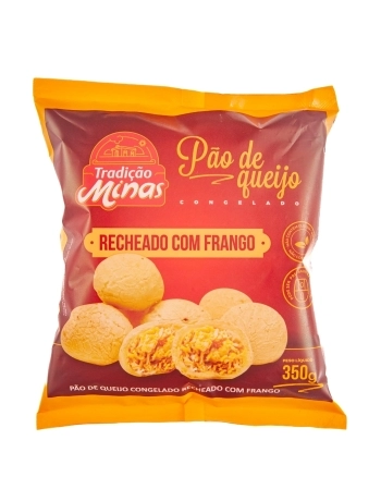PÃO DE QUEIJO TRAD.MINAS - C/ FRANGO – 350G – 25G - CX