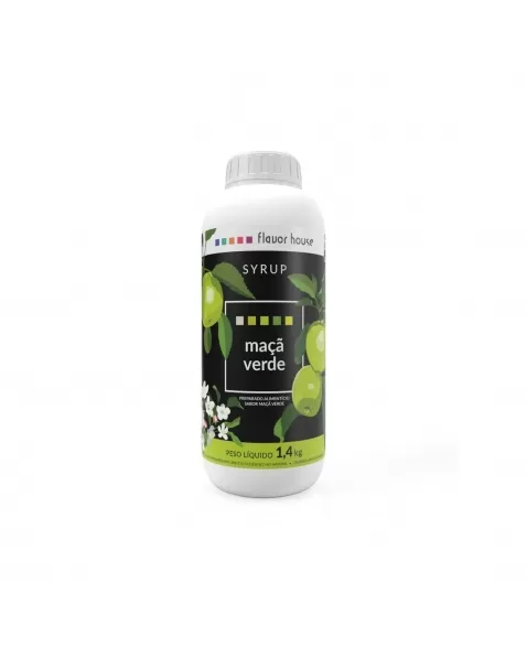 XAROPE MAÇÃ VERDE 1,4KG FLAVOR HOUSE